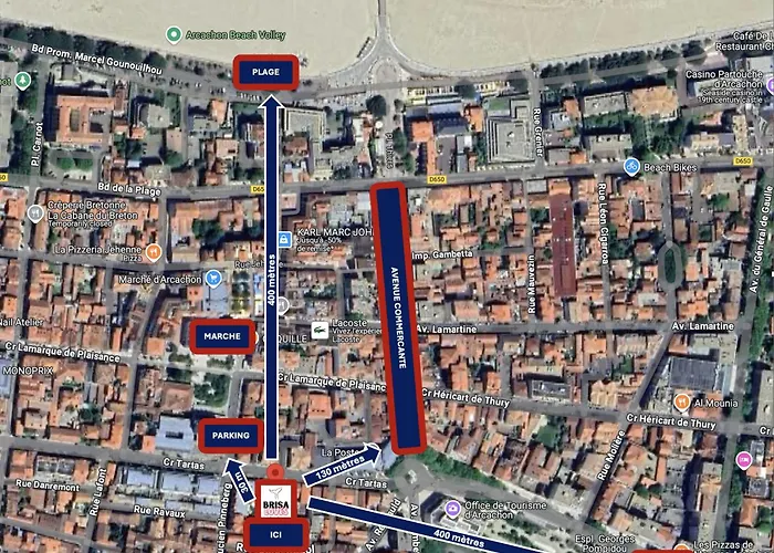 公寓 Brisa - T1 Bis Au Coeur D 'arcachon *